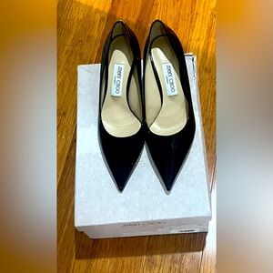 Jimmy Choo Love 65 Pumps, Black Patent Leather NWT SZ/39 US 9